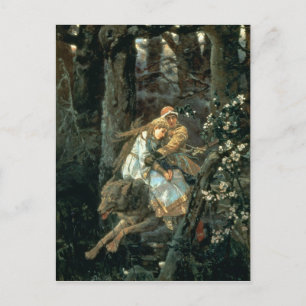 Prince Ivan over de Grijze Wolf, 1889 Briefkaart