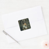 Prince Ivan over de Grijze Wolf, 1889 Vierkante Sticker (Envelop)