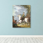 Prince Jozef Antoni Poniatowski 1809-13 Canvas Afdruk (Insitu (Houten vloer))