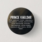 Prince Kheldar Ronde Button 3,2 Cm (Voorkant)