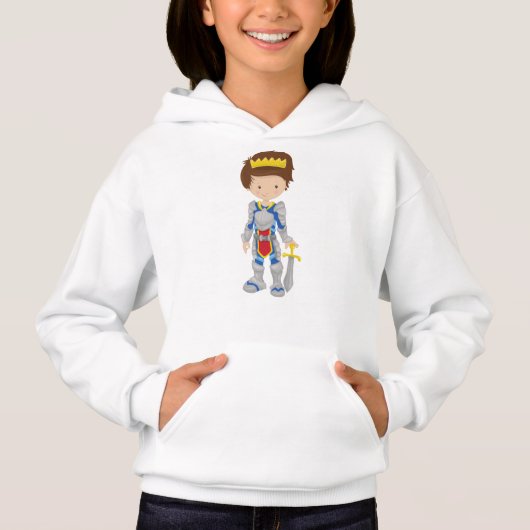 Prince, King, Knight, Crown, Sword, Brown Hair (Voorkant)