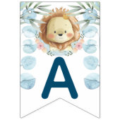 Prince Lion Oerwoud Happy Birthday Vlaggetjes (Derde vlag)