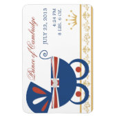 Prince of Cambridge Royal Baby Flat Magnet Magneet (Verticaal)