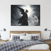 Prince of Darkness Canvas Afdruk (Insitu (Slaapkamer))