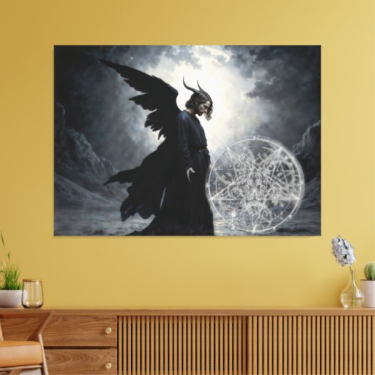 Prince of Darkness Canvas Afdruk (Insitu (Woonkamer))