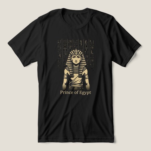 Prince of Egypt Royal Pharaoh Style T-Shirt (Design voorkant)
