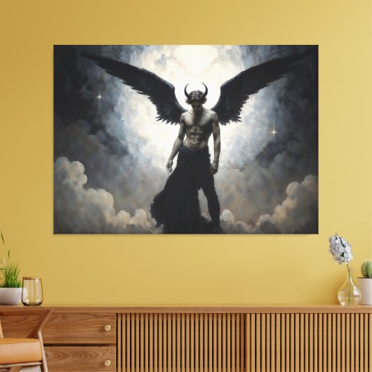 Prince of Hell Lucifer Canvas Afdruk (Insitu (Woonkamer))