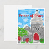 Prince of Peace Bedankkaart (Voorkant / Achterkant)