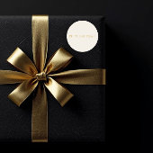 PRINCE OF PEACE Cream Christmas Sticker #2