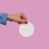 PRINCE OF PEACE Cream Christmas Sticker #2