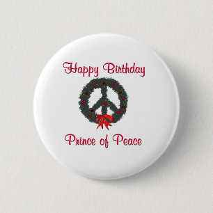Prince of Peace Wreath Ronde Button 5,7 Cm