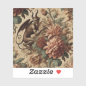 Prince of Pranks - Gotisch bloemkussen Sticker (Vel)