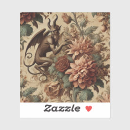 Prince of Pranks - Gotisch bloemkussen Sticker