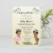 Prince of Princess Baby shower Kaart (Staand voorkant)