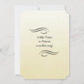 Prince of Princess Baby shower Kaart (Achterkant)