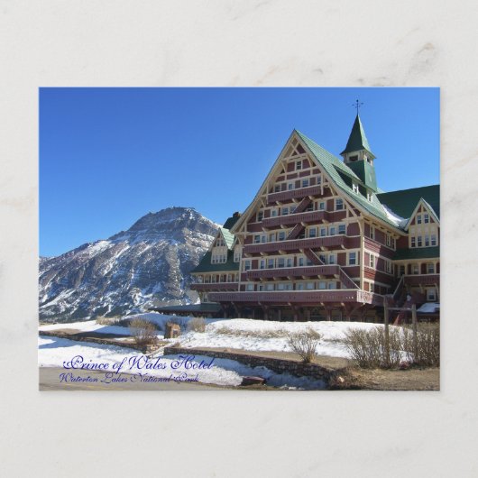 Prince of Wales Hotel Briefkaart (Voorkant)