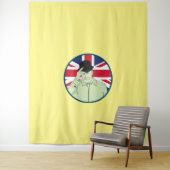 Prince Philip Duke of Edinburgh Wandkleed (In situ)