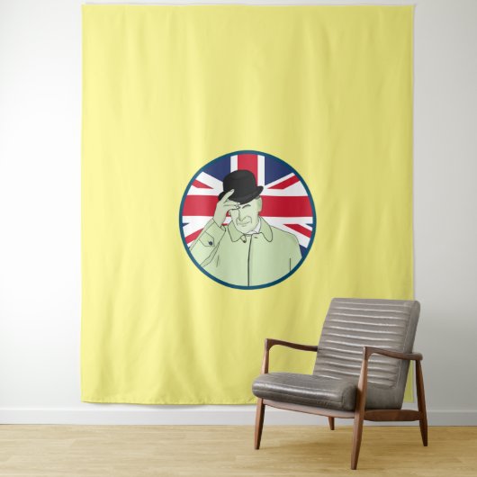 Prince Philip Duke of Edinburgh Wandkleed (In situ)