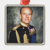 Prince Philip Metalen Ornament (Voorkant)