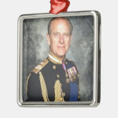 Prince Philip Metalen Ornament (Links)