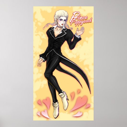 Prince Poppycock Tuxedo Poster (Voorkant)