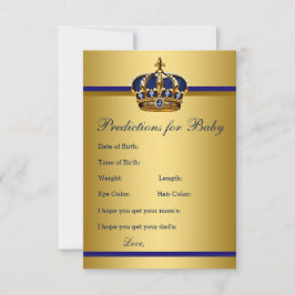 Prince Predictions for Baby Advice for Parent Kaar Advieskaart