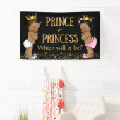 Prince Princess Gender Reveal Baby shower Spandoek (Insitu)