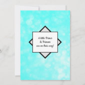 Prince & Princess Twins Baby shower Kaart (Achterkant)