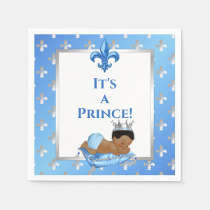 Prince Royal Baby Blue & Silver Pillow Servet