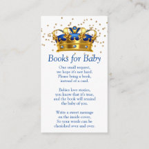 Prince Royal Blue Gold Elephant Books voor Baby