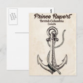 Prince Rupert, Brits-Columbia Na poster Briefkaart (Voorkant / Achterkant)