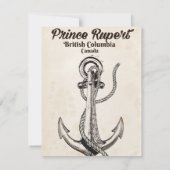 Prince Rupert, Brits Columbia Nautical poster (Achterkant)