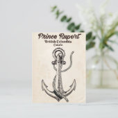 Prince Rupert, Brits Columbia Nautical poster Briefkaart (Staand voorkant)