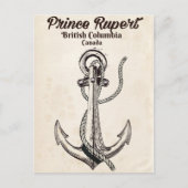 Prince Rupert, Brits Columbia Nautical poster Briefkaart (Voorkant)