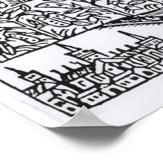 Prince Rupert Hiding in een Bean Poster (Hoek)