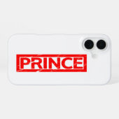 Prince Stamp iPhone 16 Hoesje (Achterkant horizontaal)