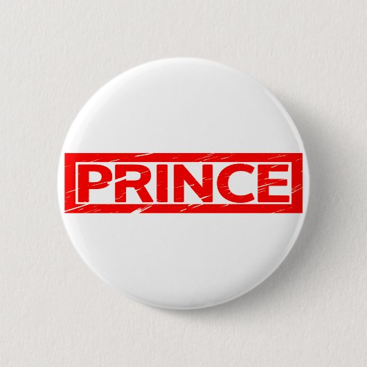 Prince Stamp Ronde Button 5,7 Cm (Voorkant)