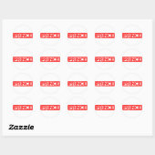 Prince Stamp Ronde Sticker (Vel)