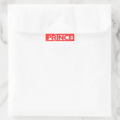 Prince Stamp Ronde Sticker (Tas)