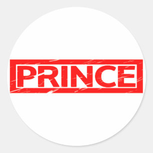 Prince Stamp Ronde Sticker