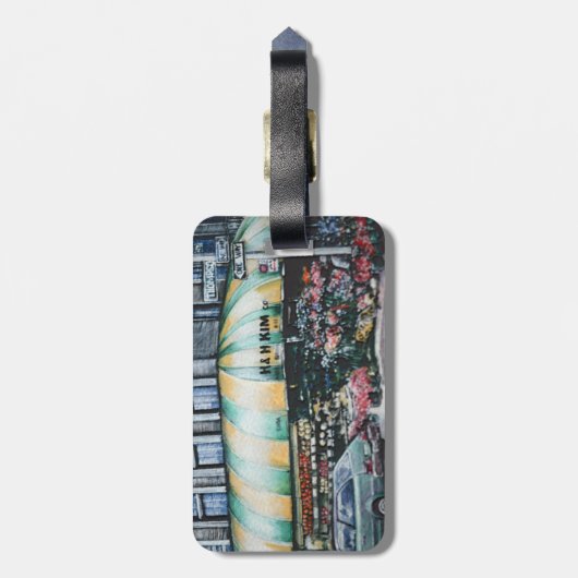 Prince Street Corner Bagagelabel (Achterkant verticaal)