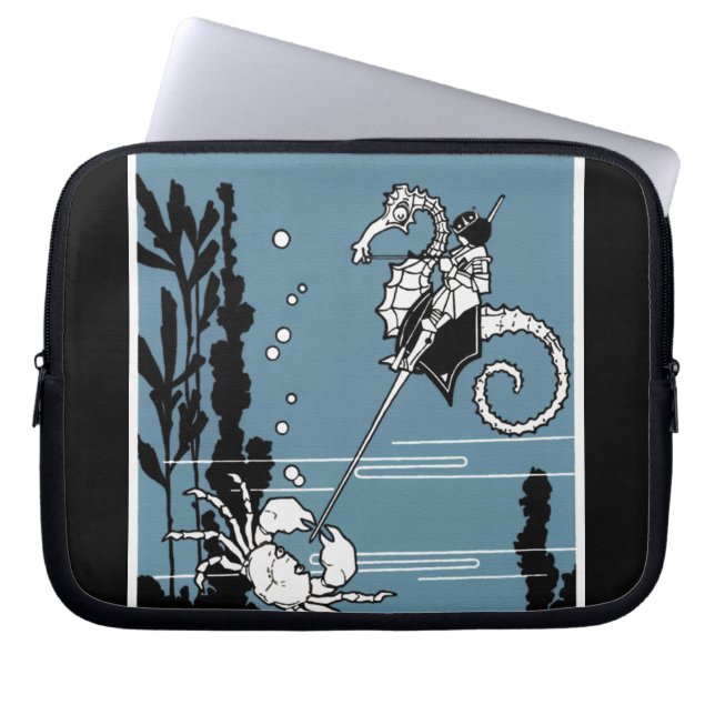 Prince & The Seahorse Laptop Sleeve (Voorkant)