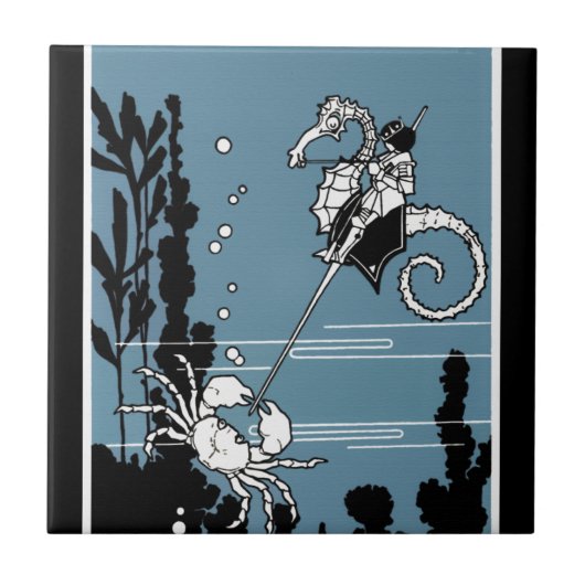Prince & The Seahorse Tegeltje (Voorkant)