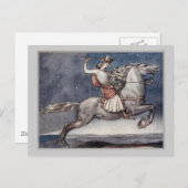 Prince Throting a Spear Briefkaart (Voorkant / Achterkant)