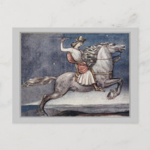 Prince Throting a Spear Briefkaart