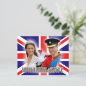 Prince William & Catherine Briefkaart (Staand voorkant)