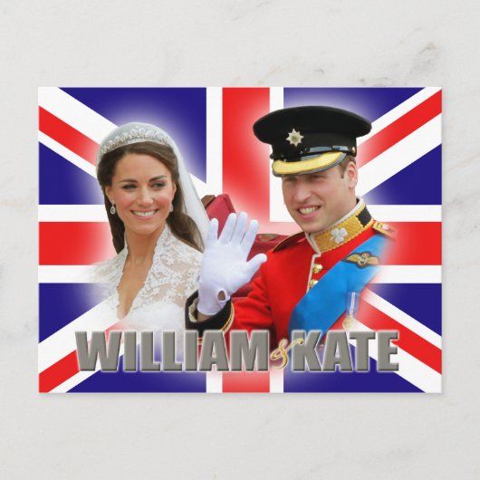 Prince William & Catherine Briefkaart (Voorkant)