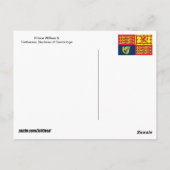 Prince William, Duchess Catherine & Prince George Briefkaart (Achterkant)