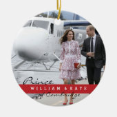 Prince William en Catherine Keramisch Ornament (Voorkant)