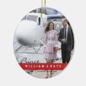Prince William en Catherine Keramisch Ornament (Links)